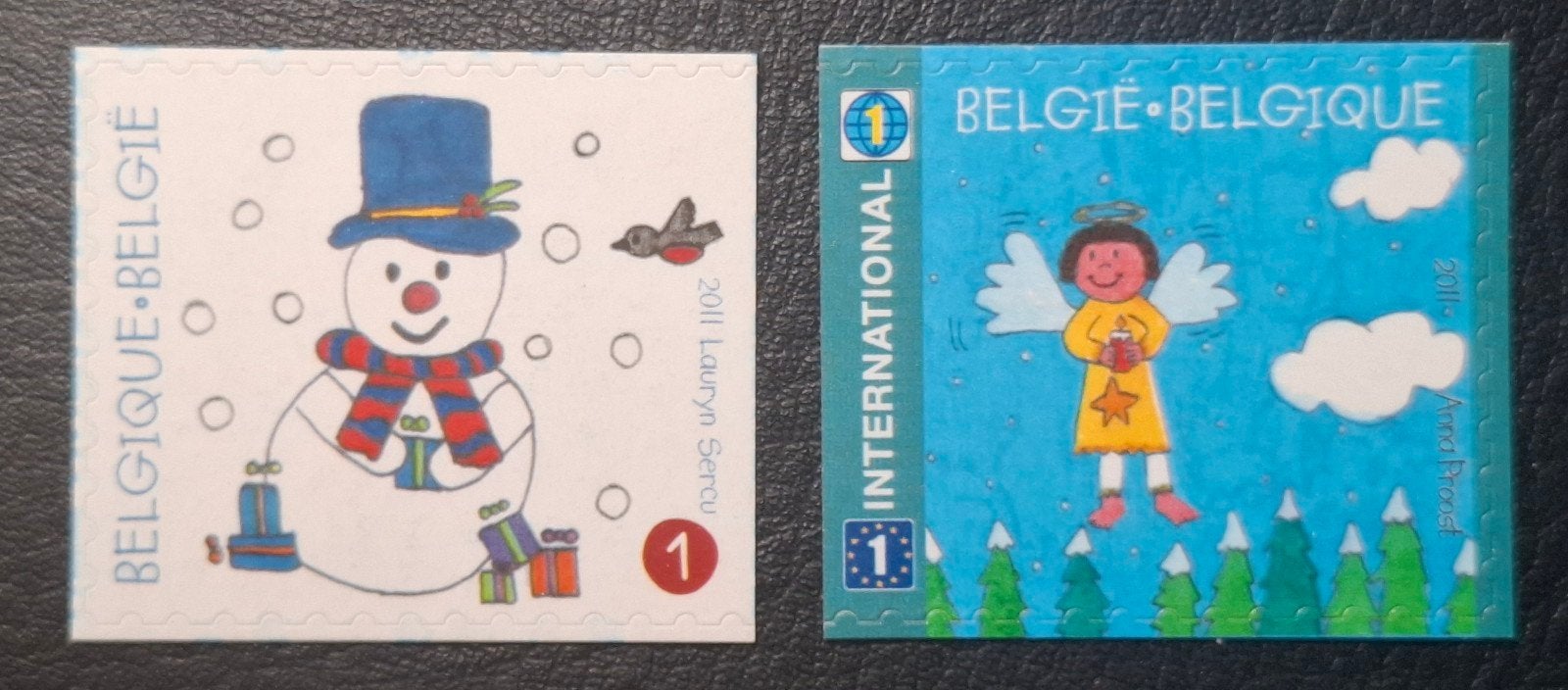 België: OBP 4193a/94 ** Beste wensen 2011., Postzegels en Munten, Kerst, Frankeerzegel, Ophalen of Verzenden, Zonder stempel