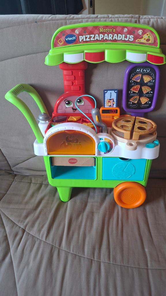 Vtech marco´s pizzaparadijs speelgoed, Ophalen