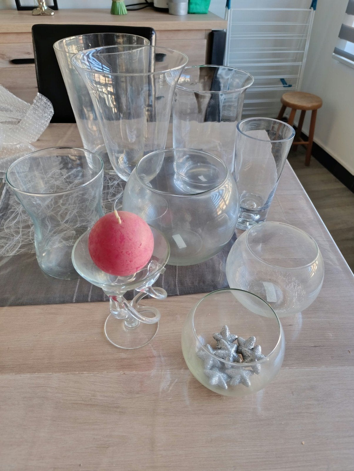 Lot de 8 vases, Maison & Meubles, Enlèvement, Comme neuf