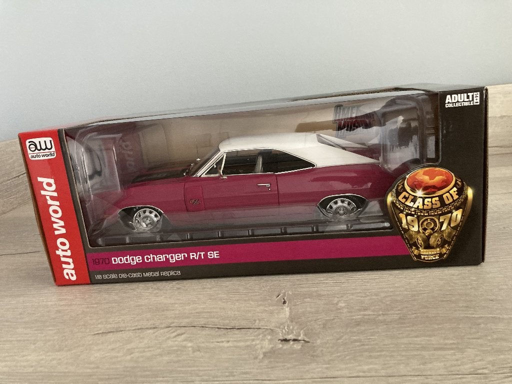 '70 Dodge Charger 1/18 Autoworld, Hobby & Loisirs créatifs, Voitures miniatures | 1:18, Comme neuf, Voiture, Autres marques, Enlèvement ou Envoi
