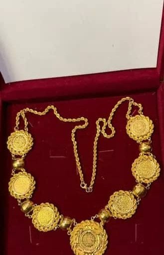 Collier en or, Bijoux, Sacs & Beauté, Colliers, Enlèvement, Comme neuf, Jaune, Or