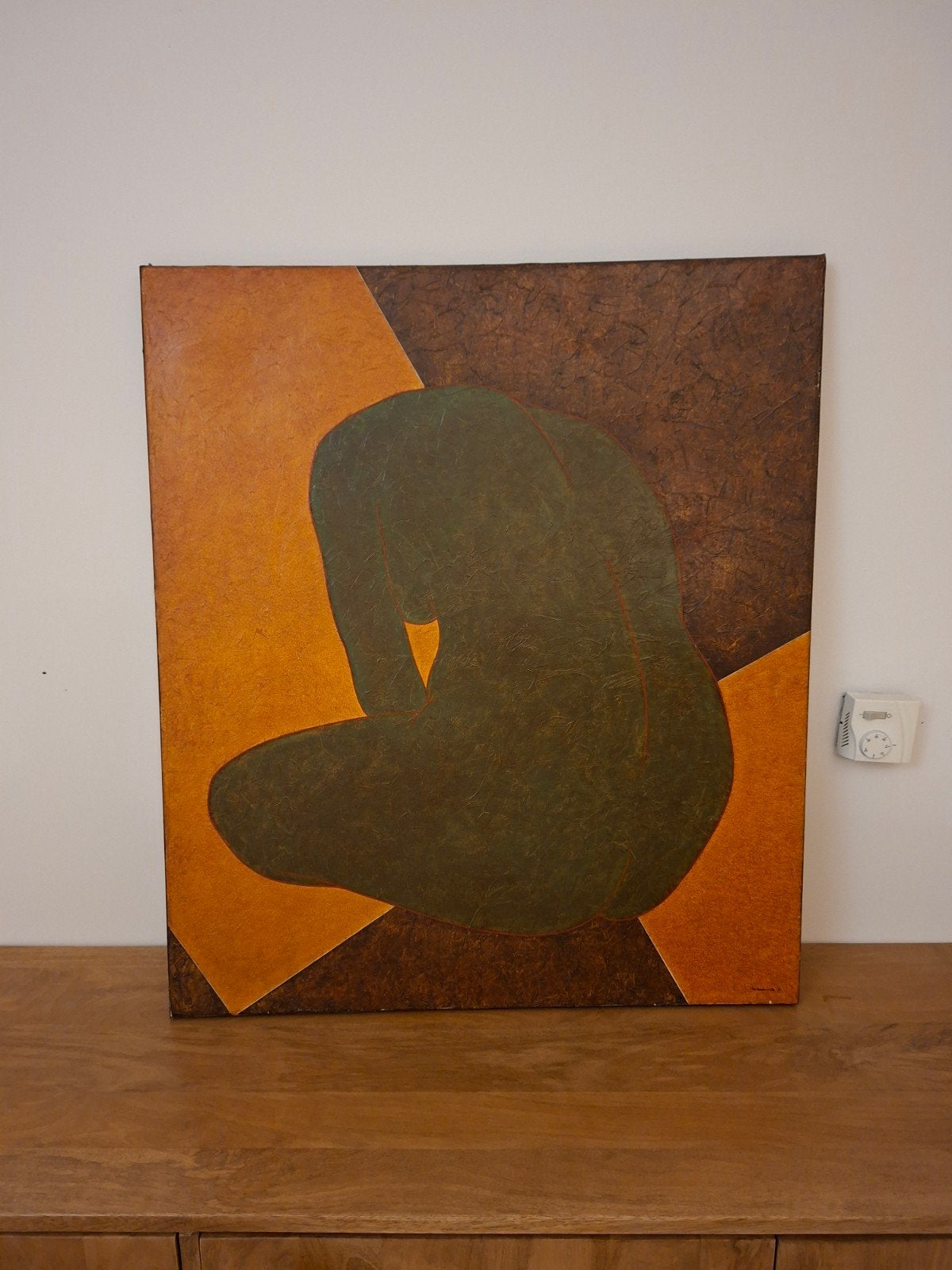 Schilderij – Paul Thubeauville (1982) – 70x80cm, Antiek en Kunst, Kunst | Schilderijen | Modern, Ophalen