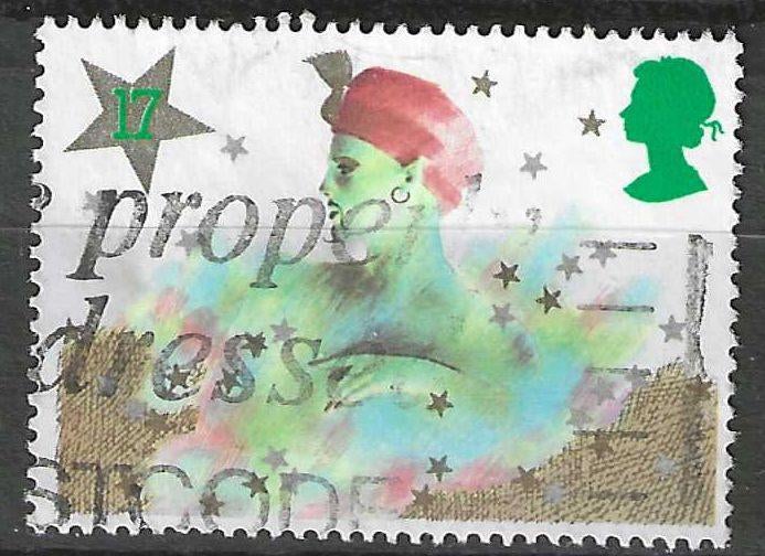 Grande-Bretagne 1985 - Yvert 1203 - Noël (ST), Envoi, Affranchi