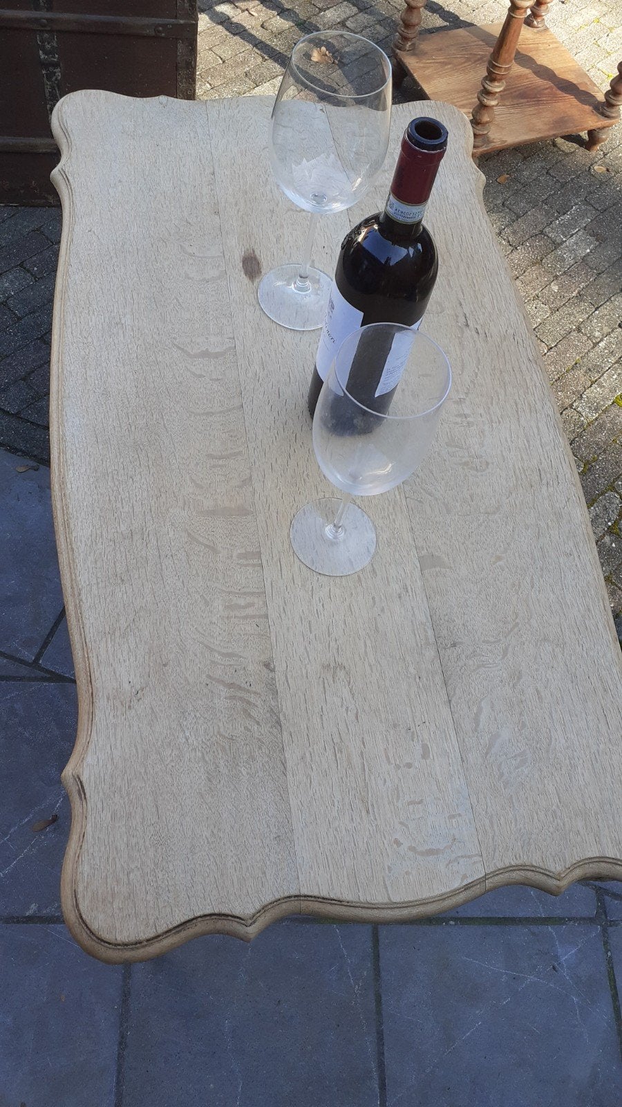 eiken salontafel 5euro, Enlèvement