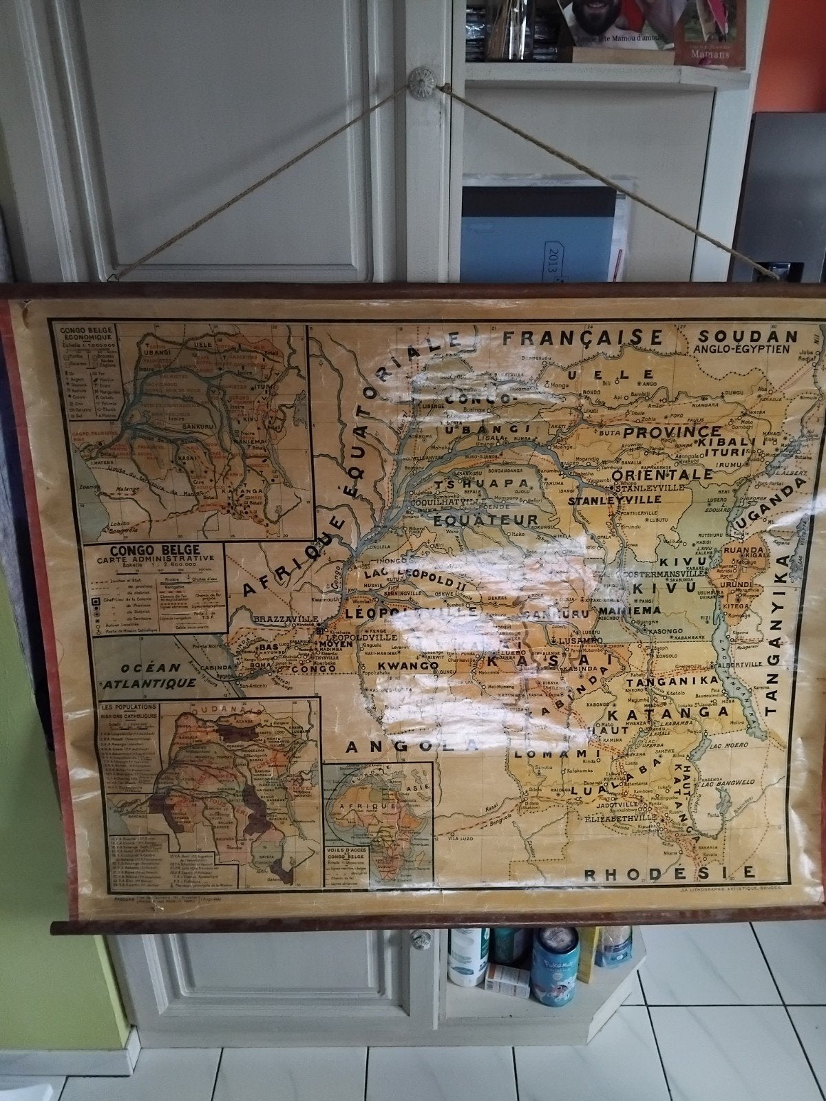 carte scolaire du congo, Enlèvement