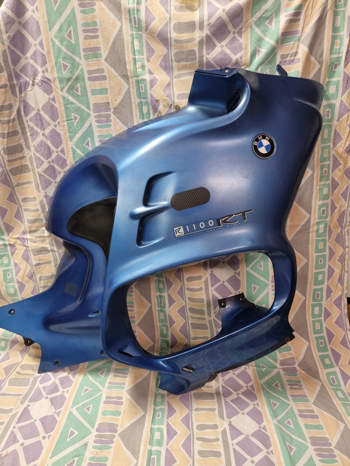 Carénage droit bleu pour BMW R1100RT, Enlèvement