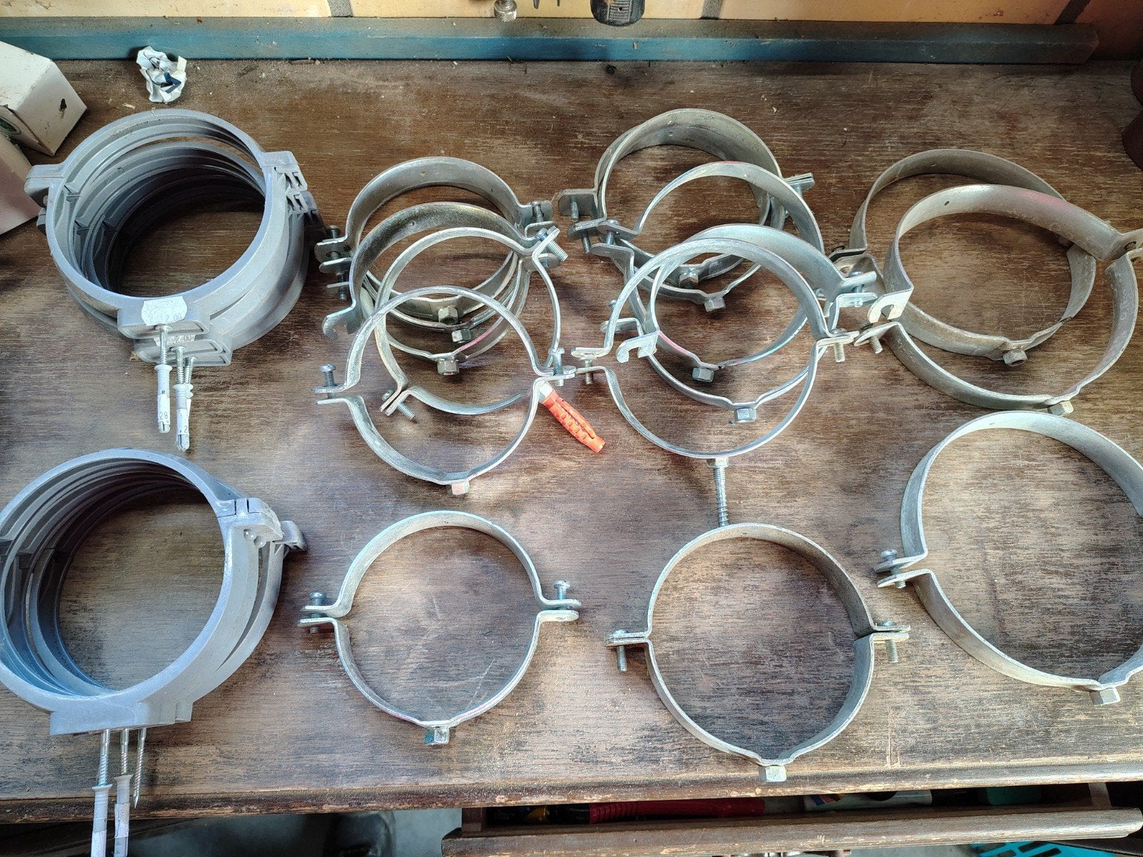 buisklemmen, Ophalen, PVC