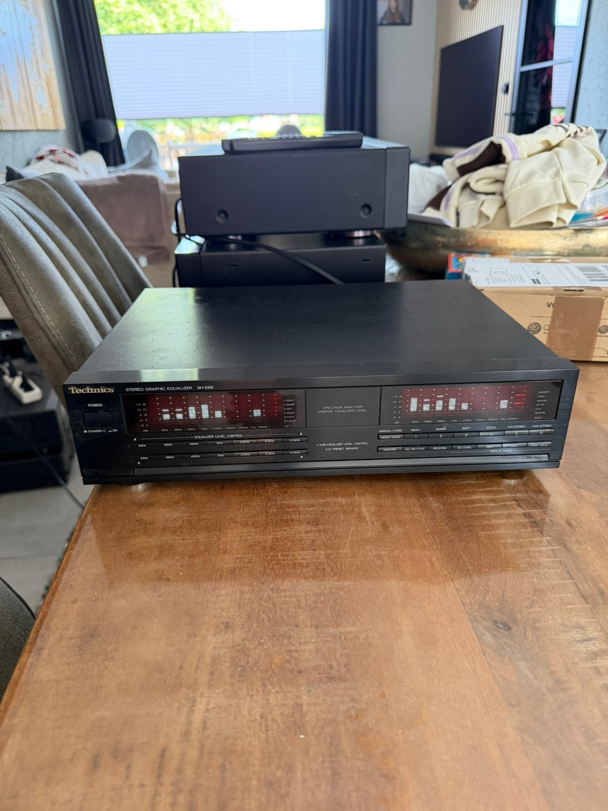 Technics equalizer SH-E66 midi, Audio, Tv en Foto, Overige Audio, Tv en Foto, Ophalen of Verzenden, Zo goed als nieuw