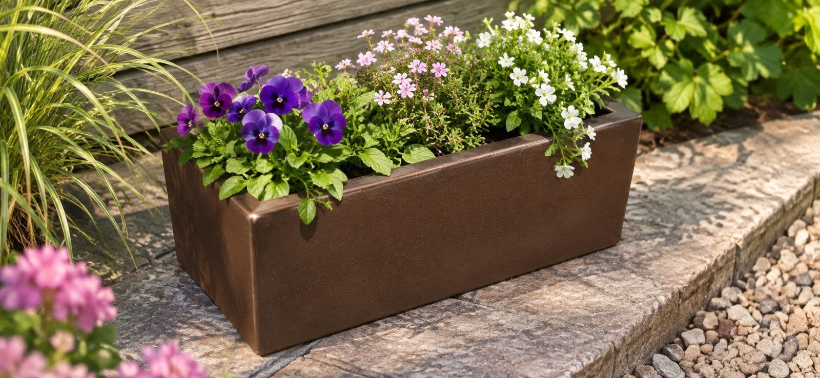 cortenstaal bloembak, Tuin en Terras, Bloembakken en Plantenbakken, Ophalen of Verzenden