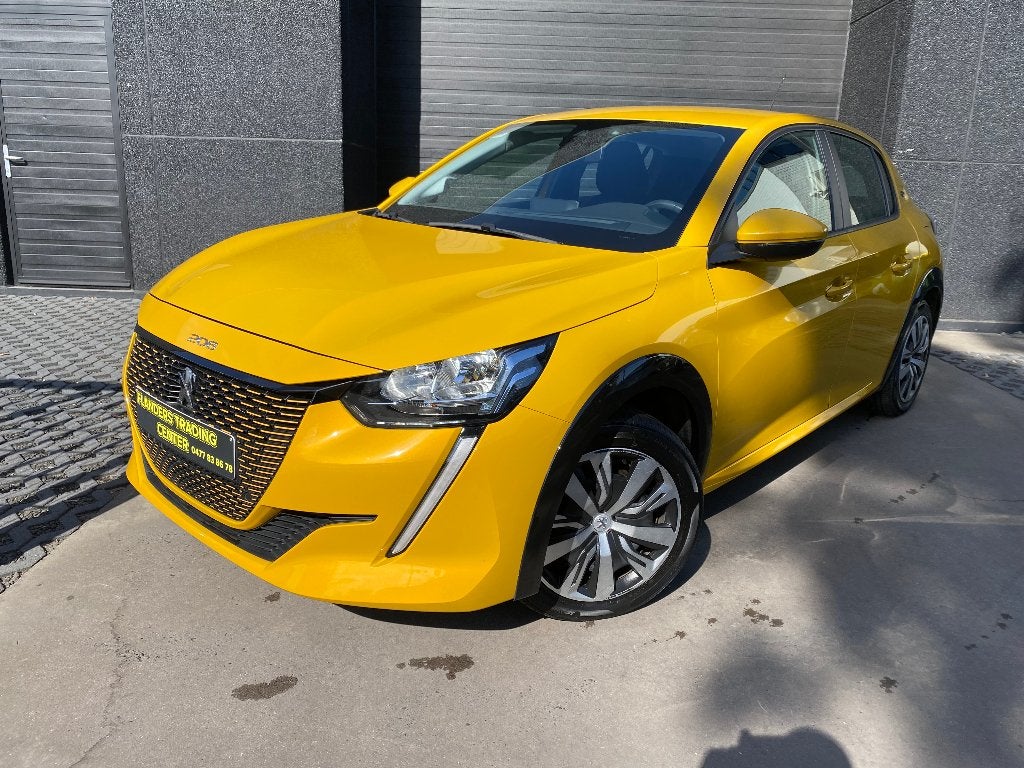 peugeot 208e elektrisch - 2021 - 100kw - gekeurd, 100 kW, Achat, Entreprise, Jaune