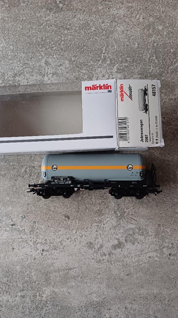 (3J) Wagon à chaudière Märklin HO 48157 dans son ovp, Enlèvement ou Envoi, Courant alternatif, Wagon, Comme neuf
