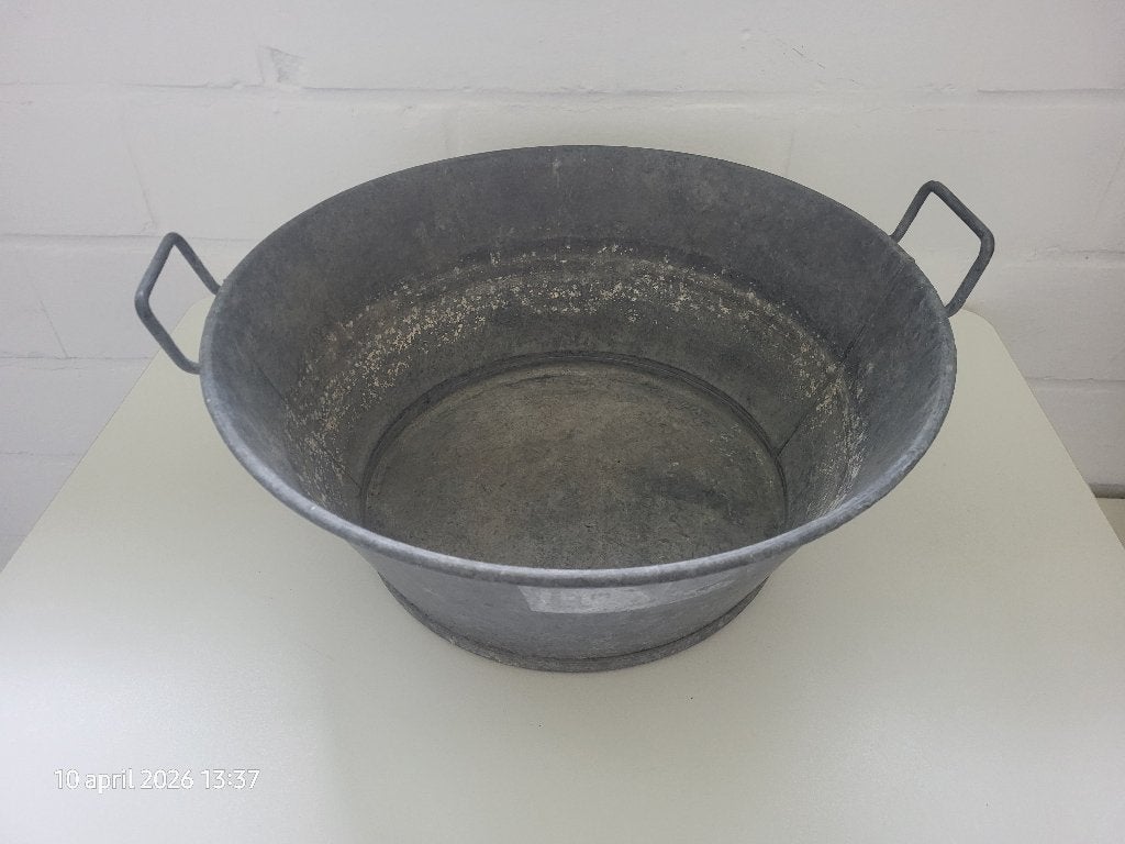 Vintage zinken kuip, Ophalen, Gebruikt