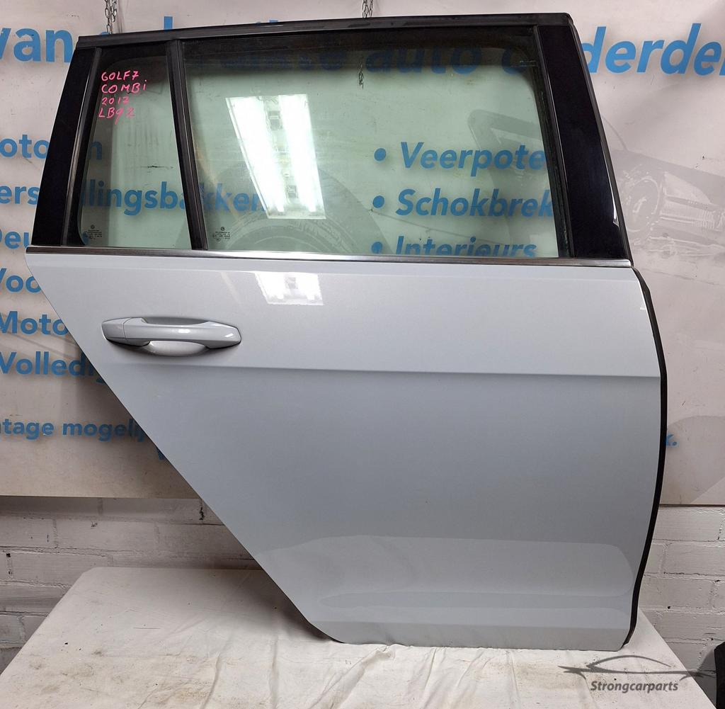 Deur Portier VW Golf 7 VII Combi rechts achter compleet LB9Z, Auto-onderdelen, Carrosserie, Deur, Volkswagen, Gebruikt, Ophalen of Verzenden