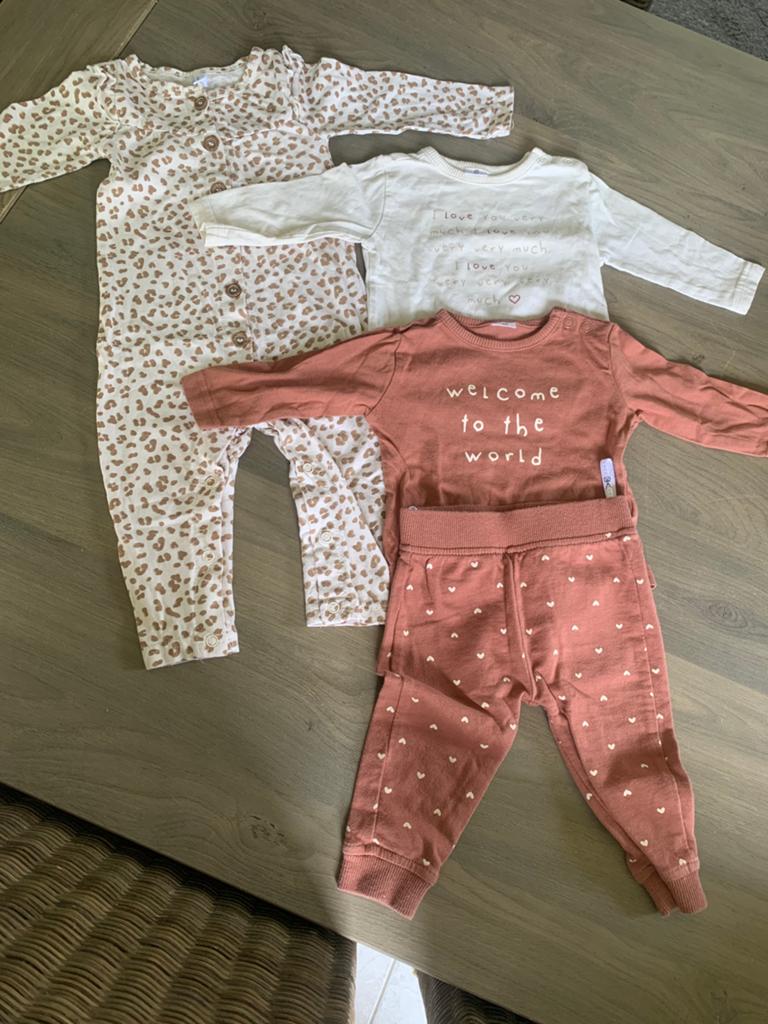 Setjes 62/68, Kinderen en Baby's, Babykleding | Maat 62, Ophalen of Verzenden, Zo goed als nieuw, Meisje, Setje