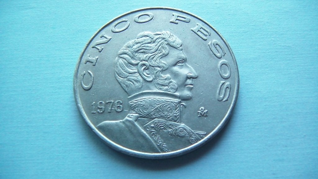 mexique 5 pesos 1976, Enlèvement