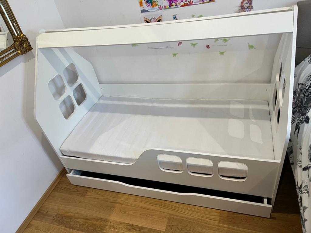 Kinderbed 80 / 160, Kinderen en Baby's, Kinderkamer | Bedden, Ophalen, Zo goed als nieuw, Matras