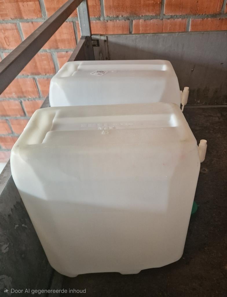 Jerrycan 35 liter met tapkraan 2 stuks, Ophalen