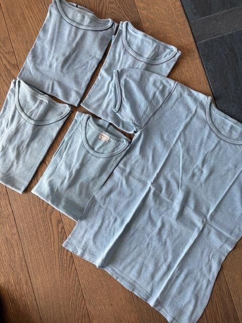 Gilets vintage taille M/L, Enlèvement ou Envoi, Bleu, Avion, Maillot de corps