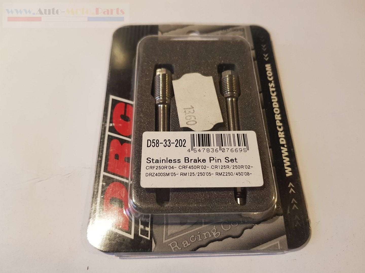 DRC D58-33-202 Stainless Brake Pin Front, Rear, Motos, Pièces | Honda, Neuf, Enlèvement ou Envoi