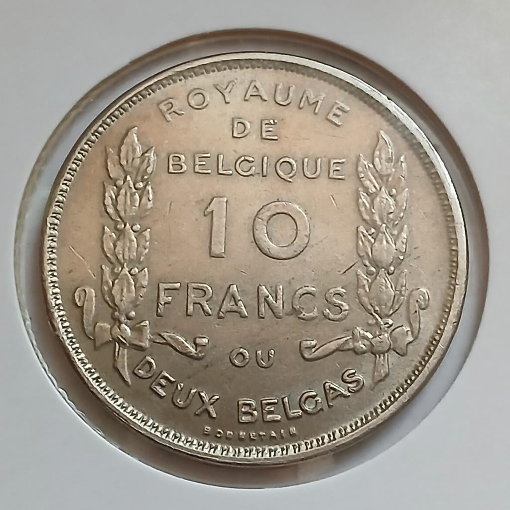 10 francs/deux belgas 1930, Enlèvement ou Envoi