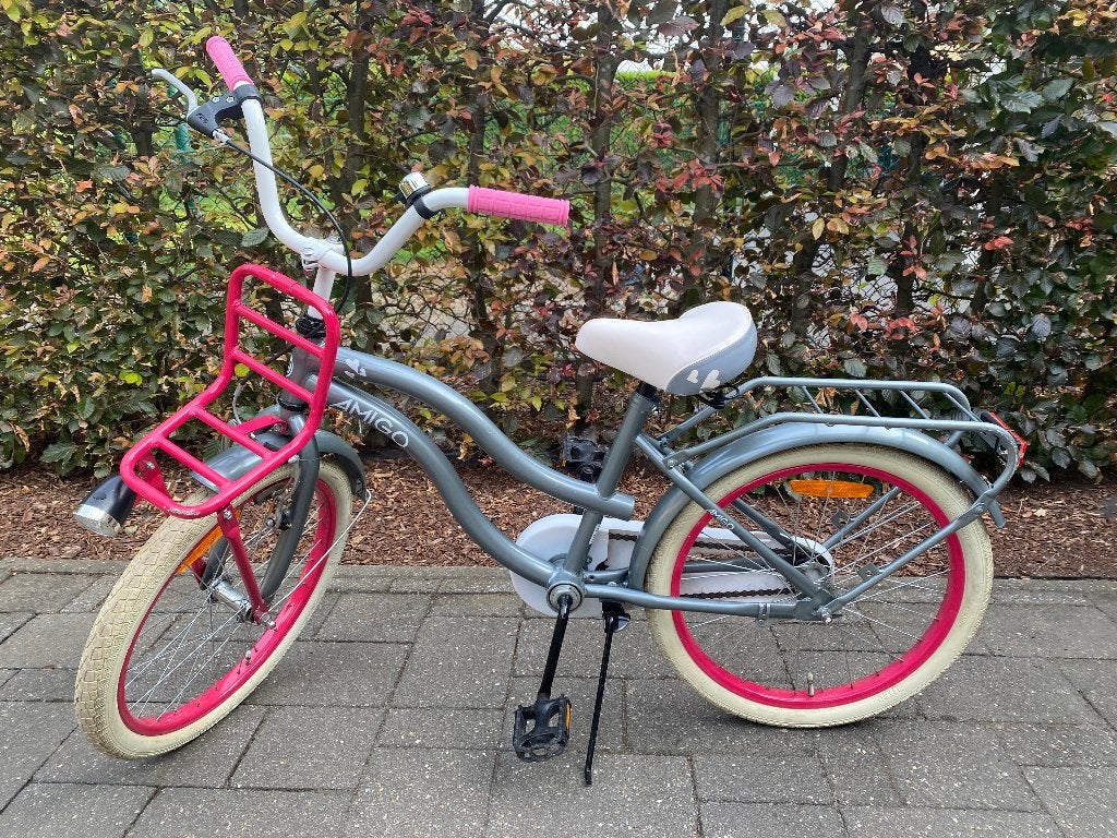 Amigo Lovely kinderfiets 20 inch, Vélos & Vélomoteurs, Vélos | Filles, Frein à rétropédalage, Utilisé, Frein à main, Amigo