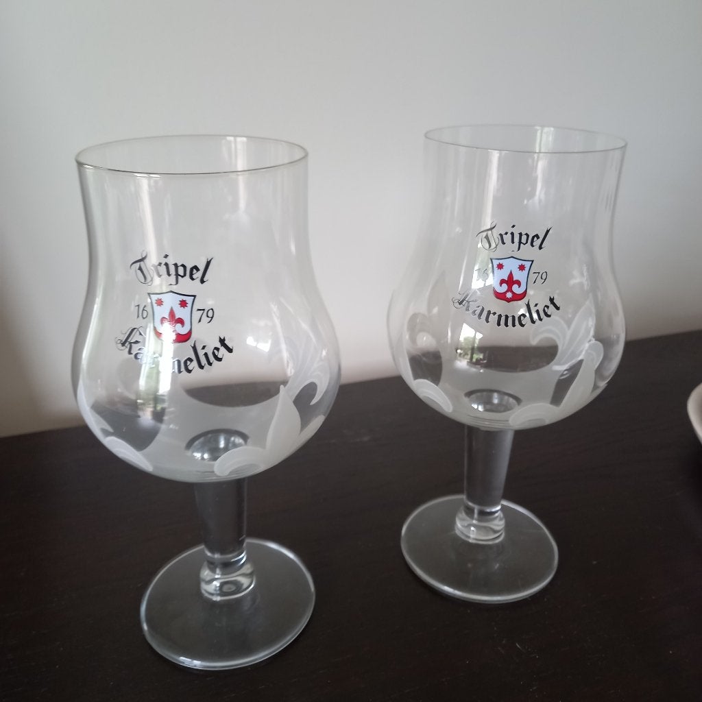 Tripel Karmeliet bierglas 33cl   4stuks voor 5€., Enlèvement