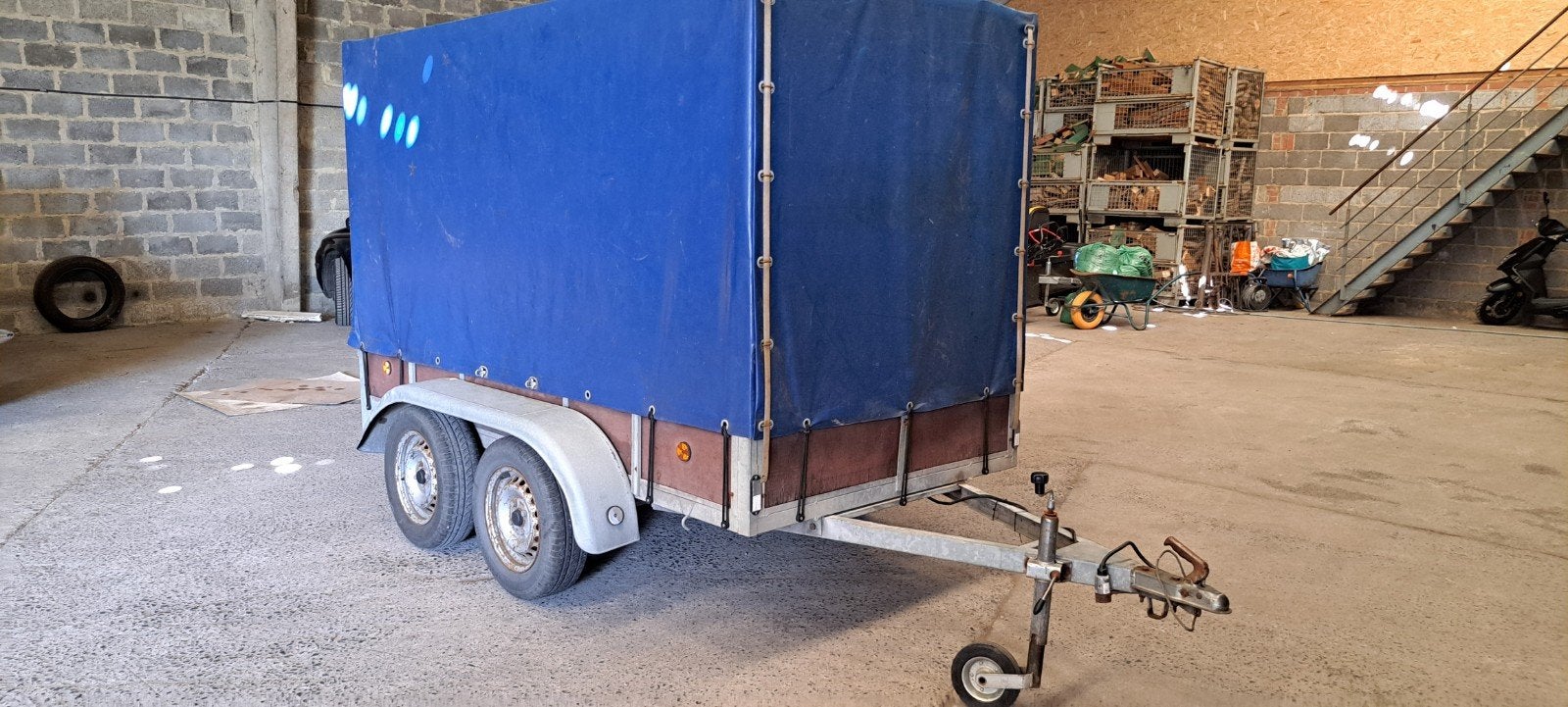 Aanhangwagen, Ophalen, Gebruikt