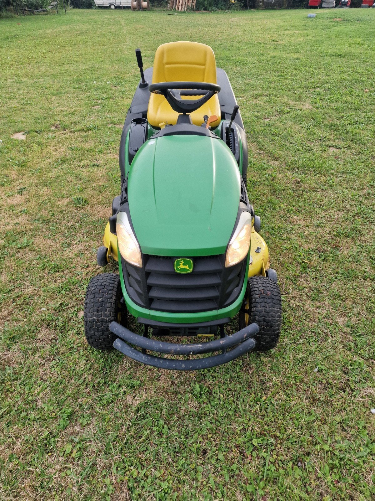 John deere x155r  100 heure +-, Jardin & Terrasse, Tondeuses autoportées, Enlèvement ou Envoi