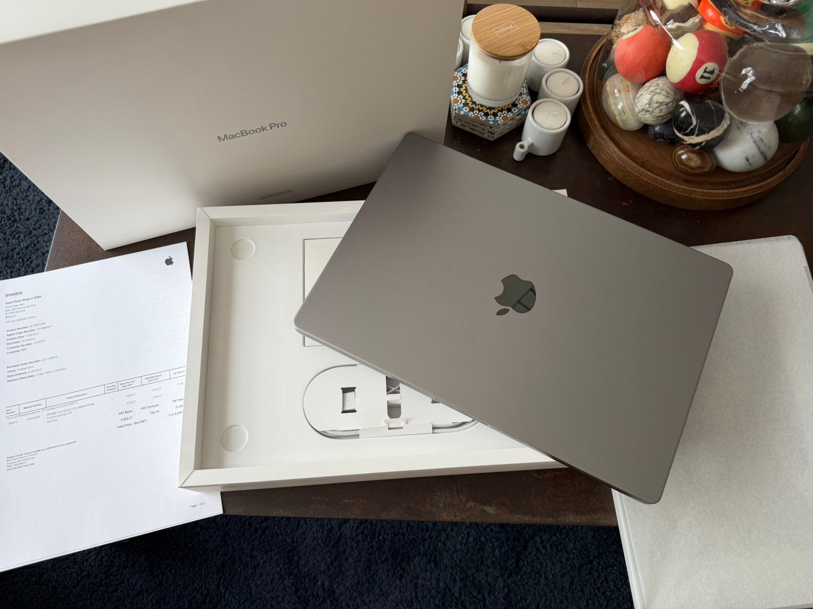 MacBook Pro 16 M1 Max - 64Go RAM - SSD 4To - Boîte + facture, Informatique & Logiciels, MacBook Pro, 64 GB ou plus, 16 pouces