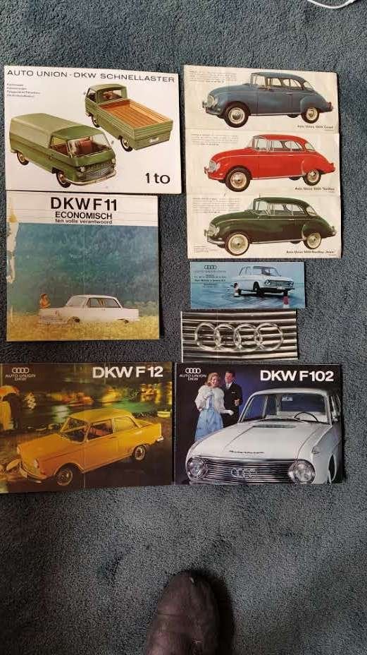 BROCHURES 7 DKW, ANNÉES 1960, Enlèvement ou Envoi, Utilisé, Autres marques