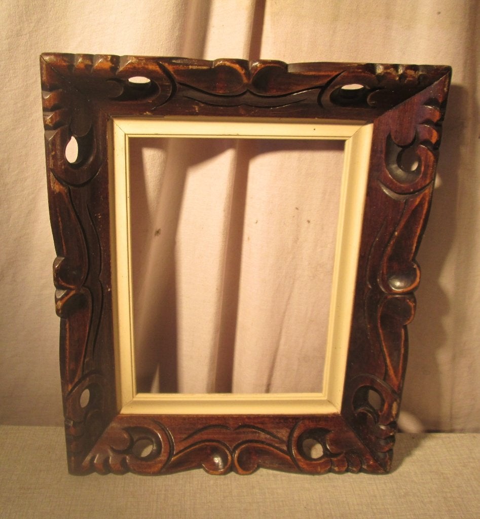 Mooie Antieke Houten Artdeco Lijst - 34x28 / 24x18, Ophalen of Verzenden, Zo goed als nieuw, Hout
