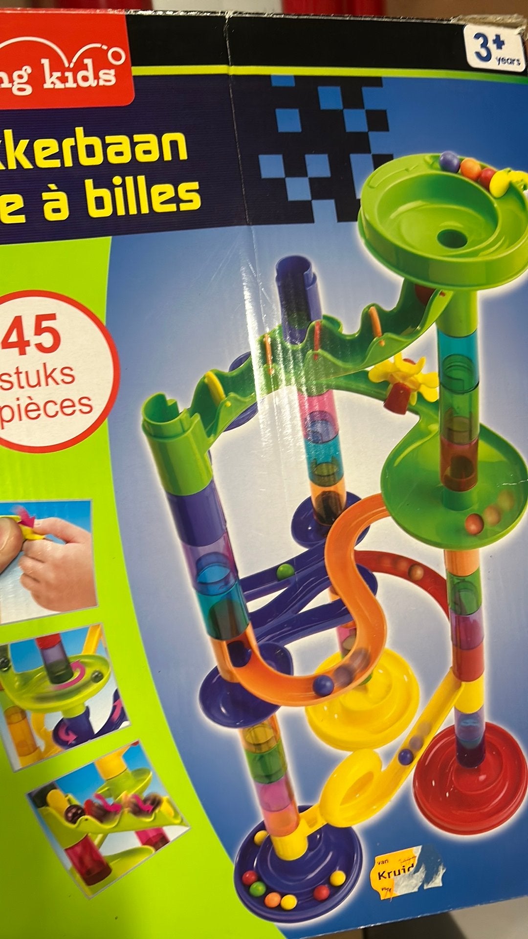 Gratis knikkerbaan kruidvat, Ophalen, Gebruikt