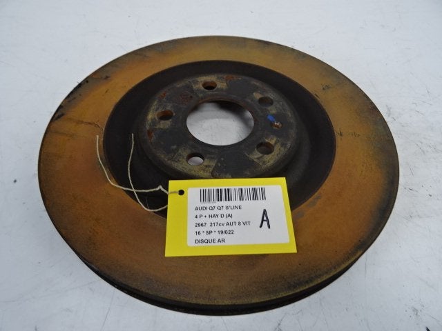 REMSCHIJF ACHTER Audi Q7 (4MB / 4MG) (01-2015/12-2019), Info@audi.de, Audi, Audi AG, Gebruikt