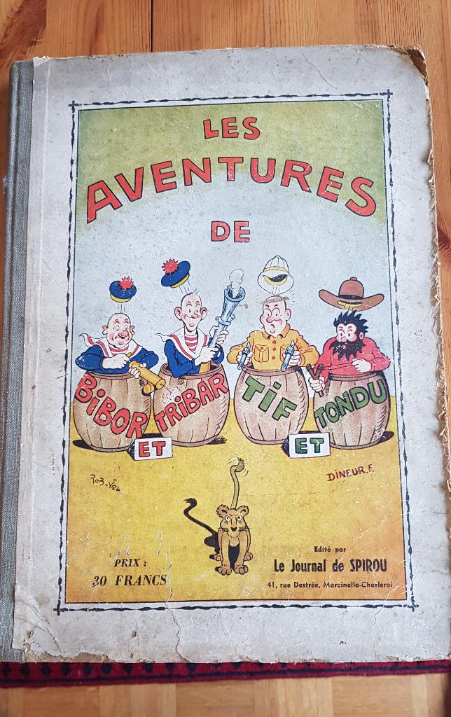 Originele stripboek Bibor & Tribar 1942, Boeken, Gelezen, Eén stripboek, Ophalen of Verzenden, Rob-Vel