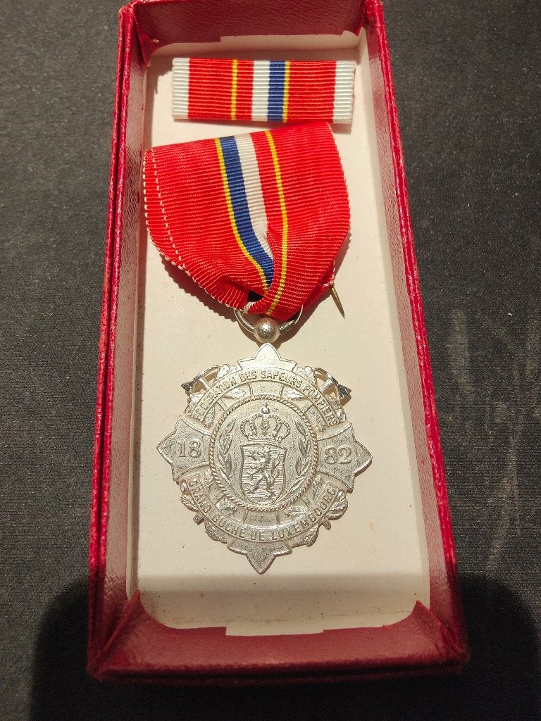 Médaille des Pompiers Luxembourg, Collections, Enlèvement ou Envoi