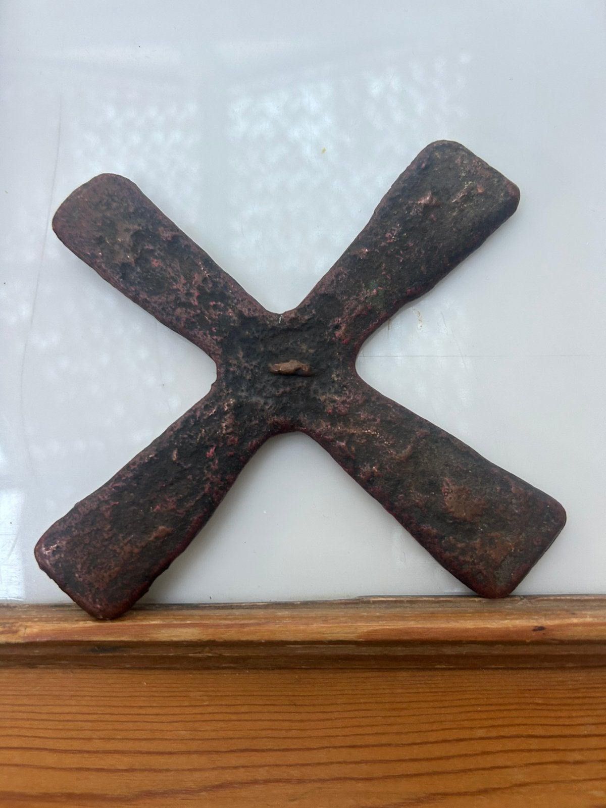 Authentique croix du Katanga du Congo, Enlèvement