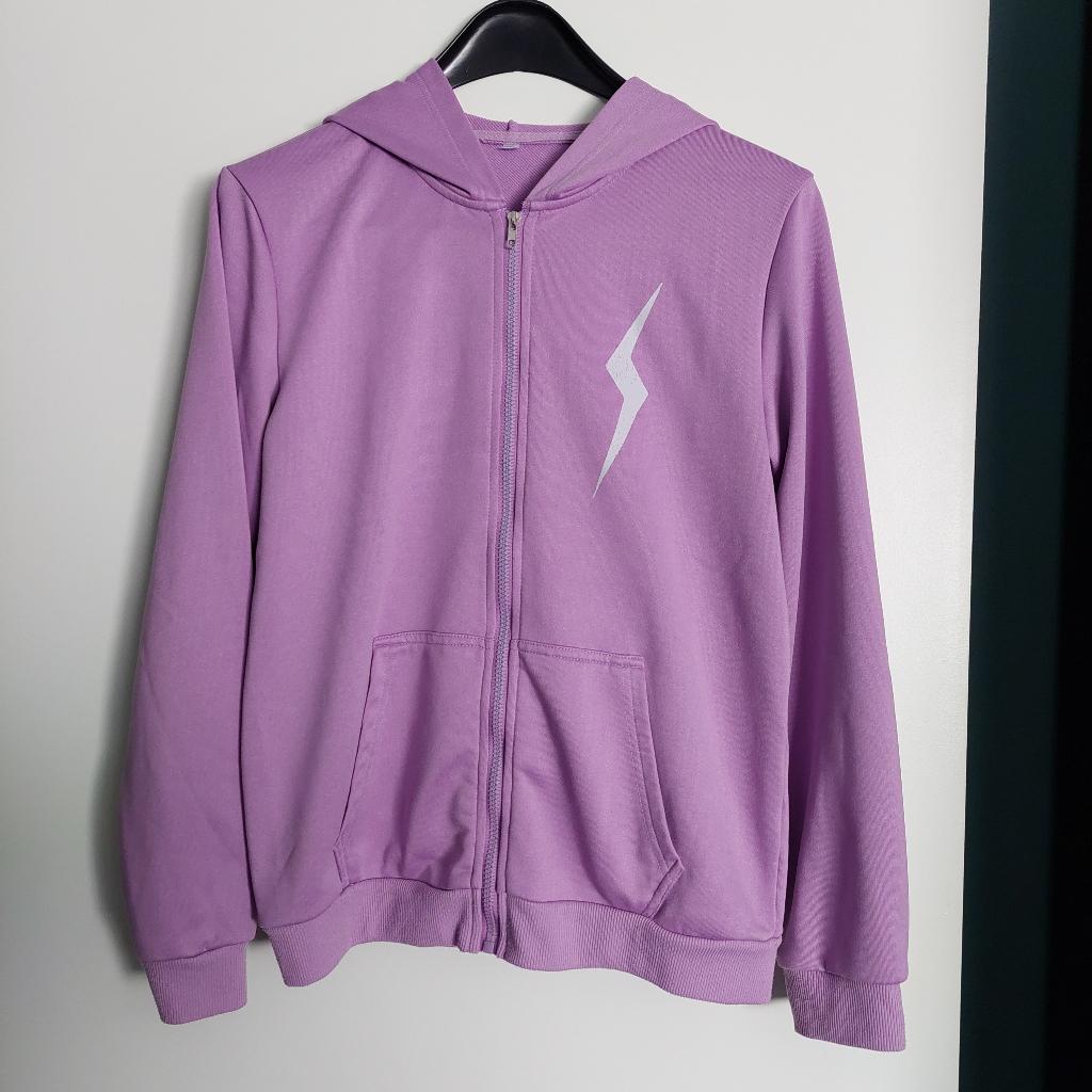 Paarse sweater/trui met rits voor meisje mt 170/15j, Ophalen of Verzenden, Gebruikt, Meisje, Trui of Vest