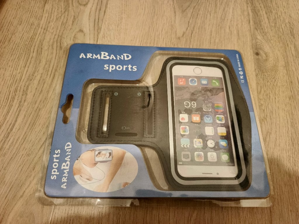 Brassard sport universel pour smartphone noir neuf, Sports & Fitness, Enlèvement, Neuf