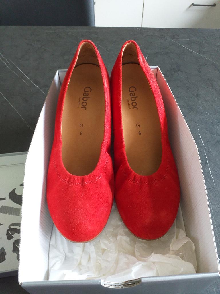 Nieuwe Gabor Comfort-schoenen maat 6 (39)., Gabor, Nieuw, Ophalen of Verzenden, Rood