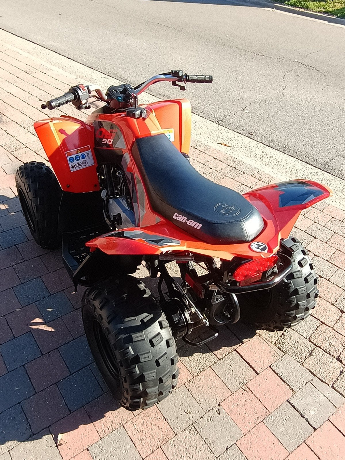2023 „Can-am DS 90" Quad met achteruitversnelling, Motoren, Quads en Trikes, 90 cc, 11 kW of minder, 1 cilinder