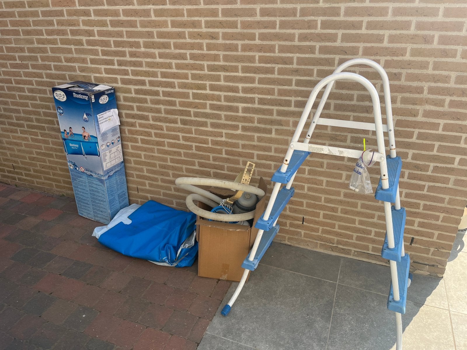 Best way zwembad 300cm x 200cmx 66cm, Tuin en Terras, Ophalen, Gebruikt