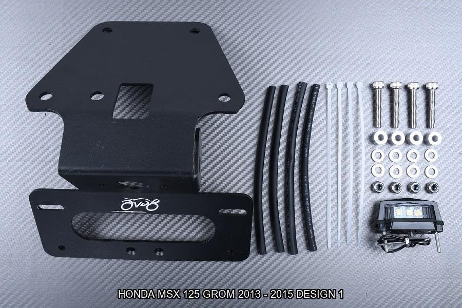 Support de plaque Court AVDB HONDA MSX 125 GROM 2013 - 2015, Motos, Enlèvement ou Envoi, Neuf