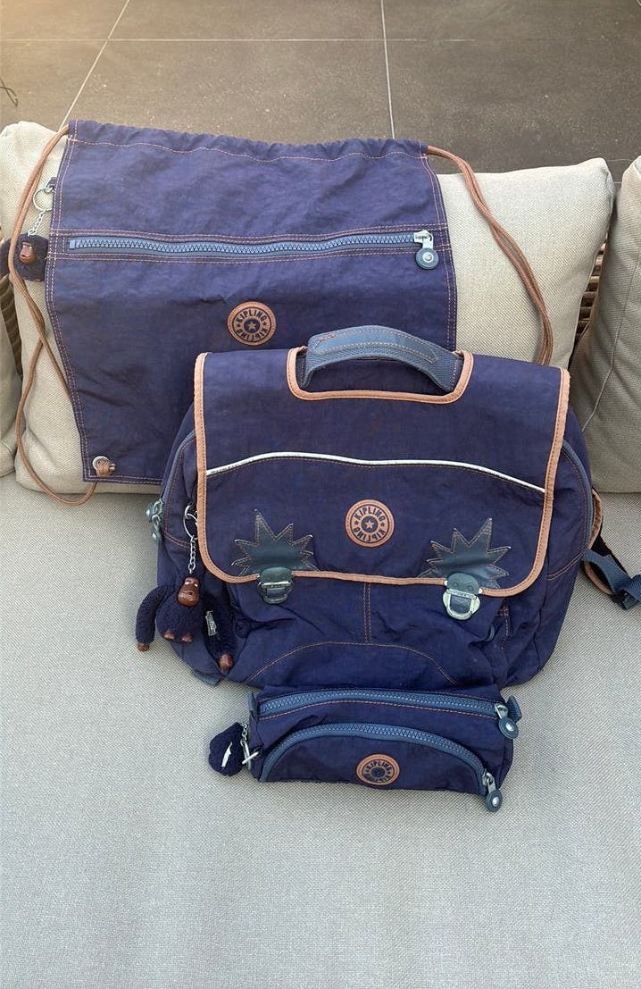 Sacoche Kipling/sac à crayons/sac de sport. Bon état, Enlèvement ou Envoi, 30 à 40 cm, 30 à 40 cm, Utilisé