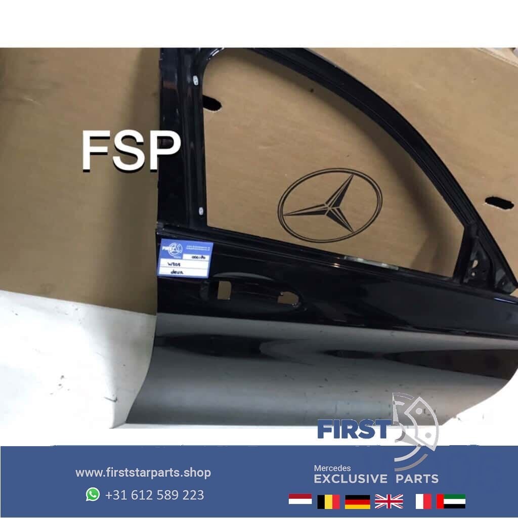 W205 DEUR RECHTS VOOR Mercedes C Klasse ZWART PORTIER 2014-2, Gebruikt, -, Deur, Ophalen of Verzenden
