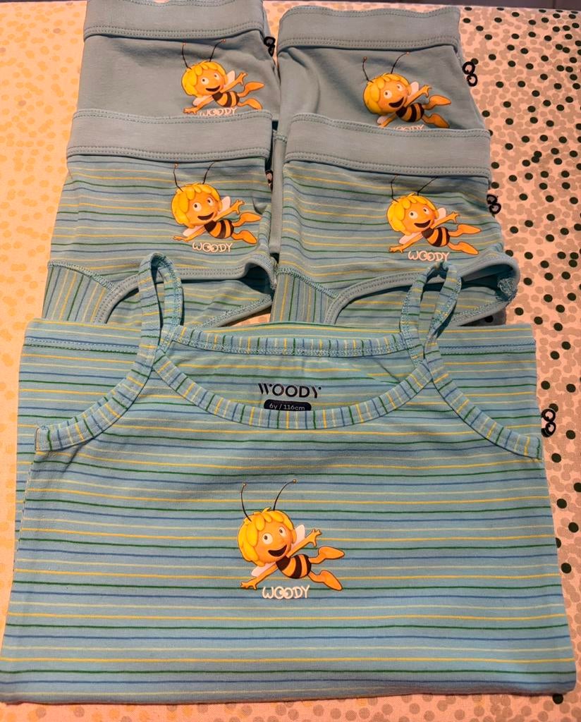 Set ondergoed Woody, Maya De bij, maat 6, Ophalen, Gebruikt, Nacht- of Onderkleding