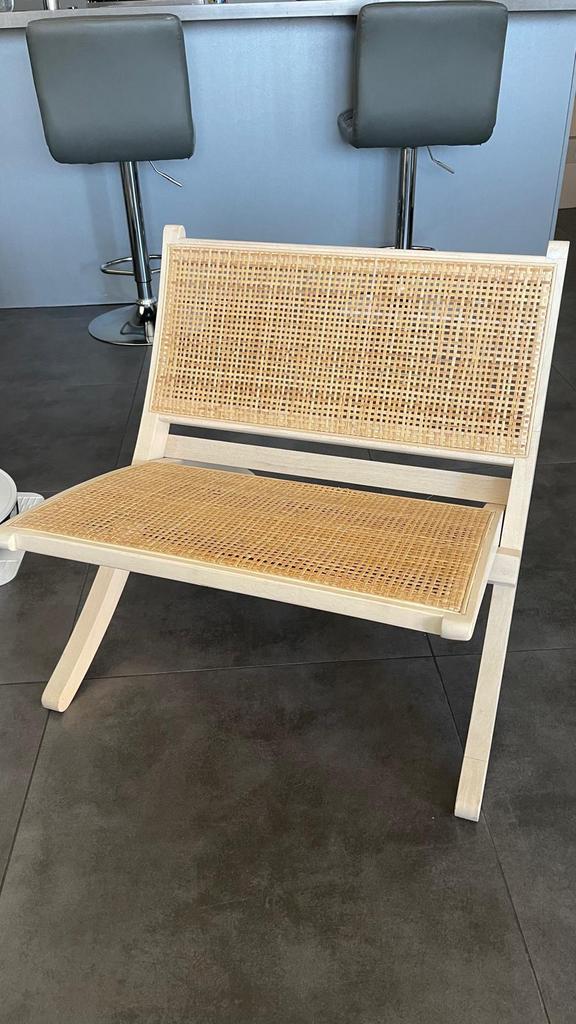 Webbing stoel, Antiquités & Art, Antiquités | Meubles | Chaises & Canapés, Enlèvement