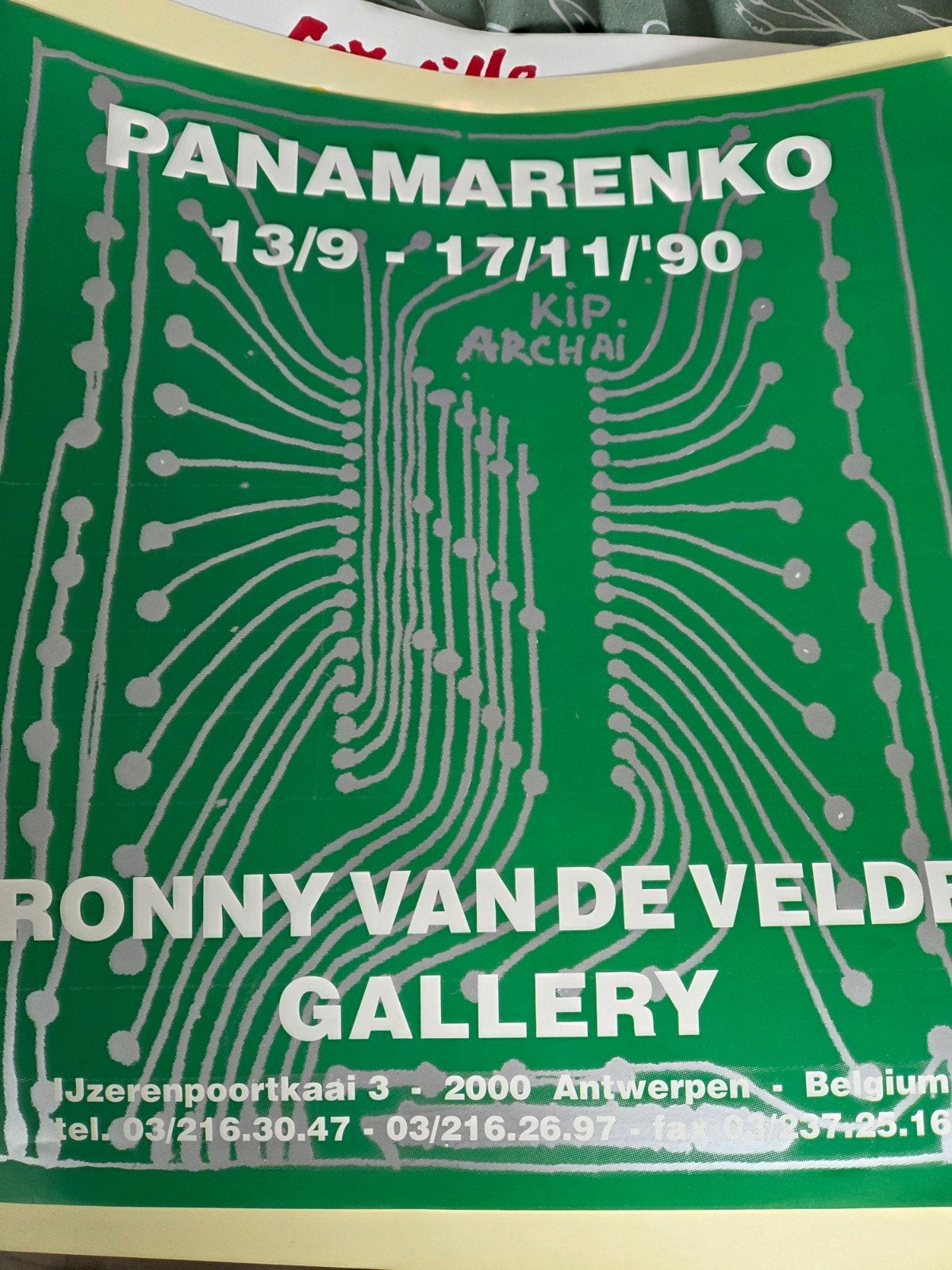 Affiche Panamarenko, Ophalen of Verzenden