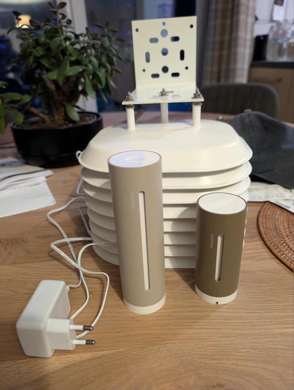 Netatmo weerstation van de 2e generatie + Pro Weather Shelte, Ophalen, Gebruikt, Weerstation