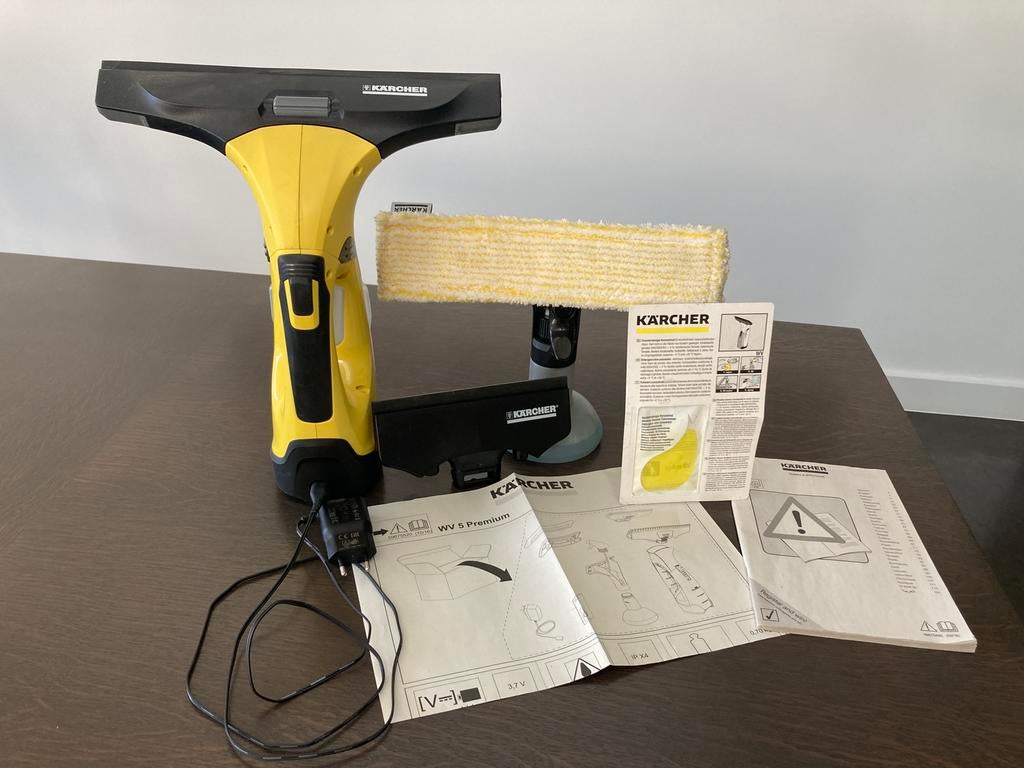Karcher RAMENREINIGER WV 5 PREMIUM YELLOW, Huis en Inrichting, Schoonmaakartikelen, Ophalen of Verzenden, Raamwisser of Trekker
