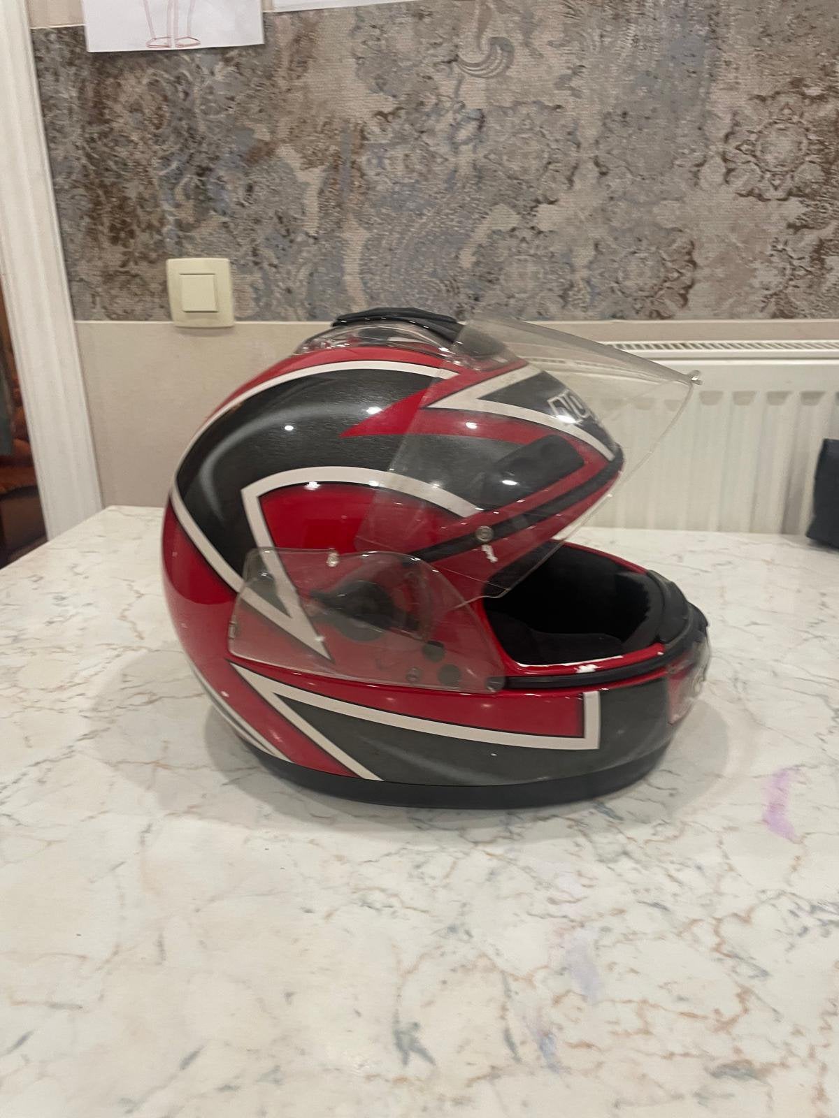 Casque de la marque NOLAN taille Large en bon état, Motos, Seconde main, Nolan, Casque intégral, Enlèvement